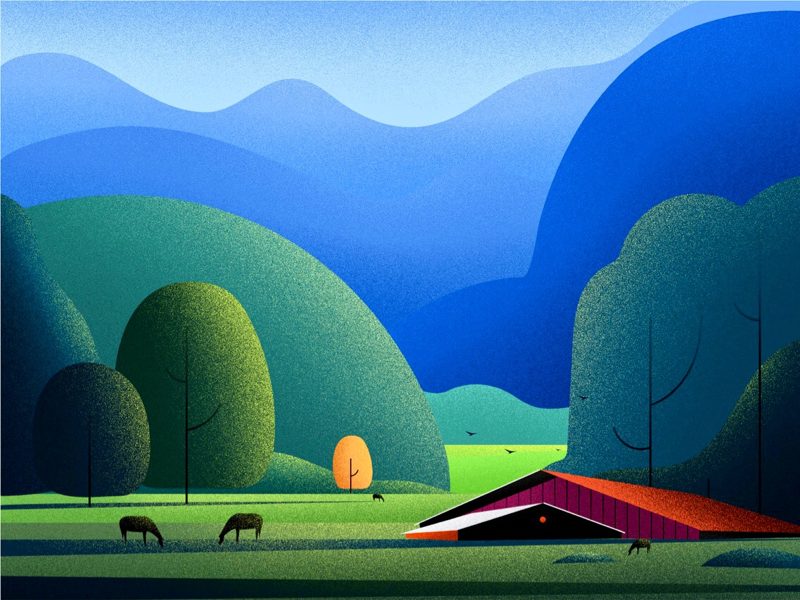 febin raj nature illustrations