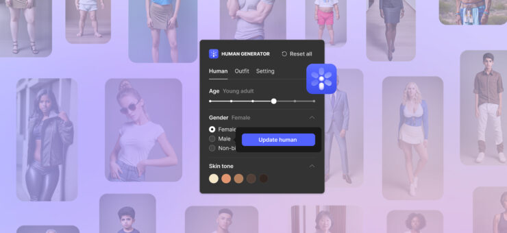 Behind the scenes of Human Generator: UI tricks